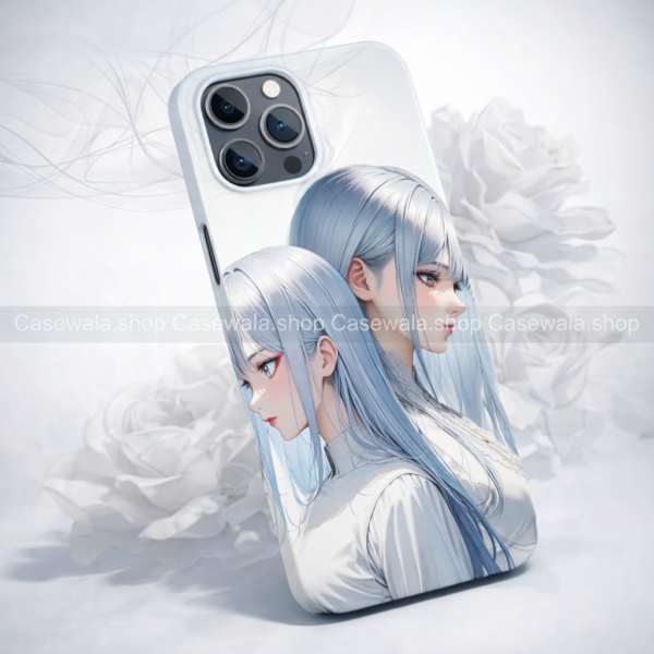 White Rose Anime Girl #010