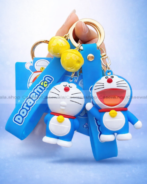 Doraemon Cartoon Keychain with Strap