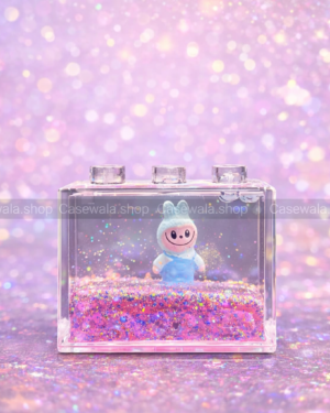 🌈 Labubu Glitter Liquid Shaker Mini Gift – Cute Kawaii Sparkle Showpiece ✨🎀