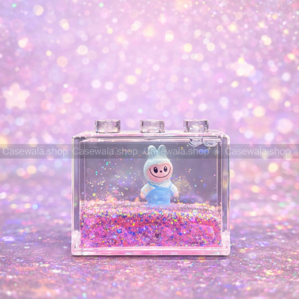 🌈 Labubu Glitter Liquid Shaker Mini Gift – Cute Kawaii Sparkle Showpiece ✨🎀