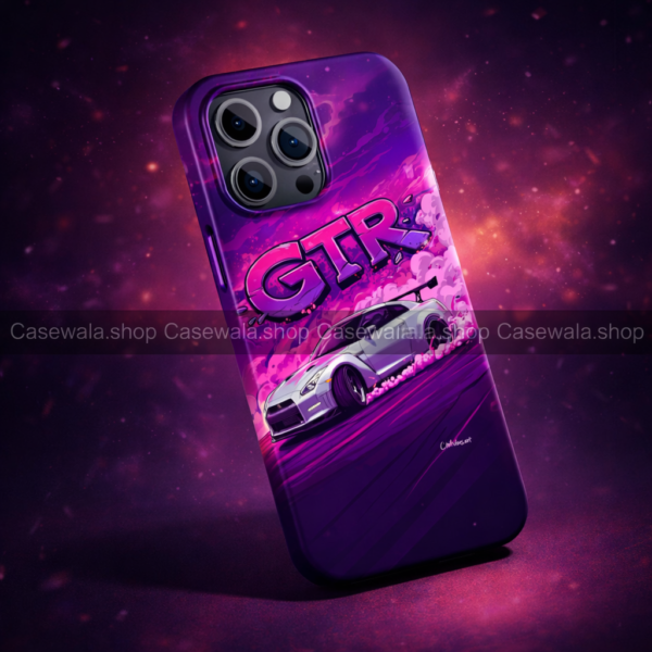Nissan GTR Neon Drift Phone Case (Street Racing Edition) #C003