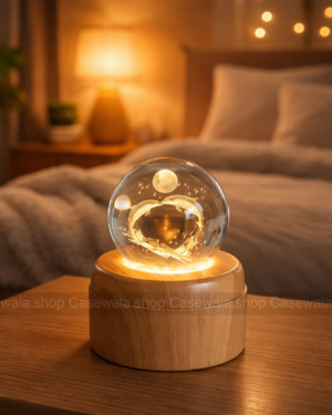 Dolphin Crystal Big Lamp