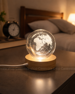 Earth - Crystal Lamp