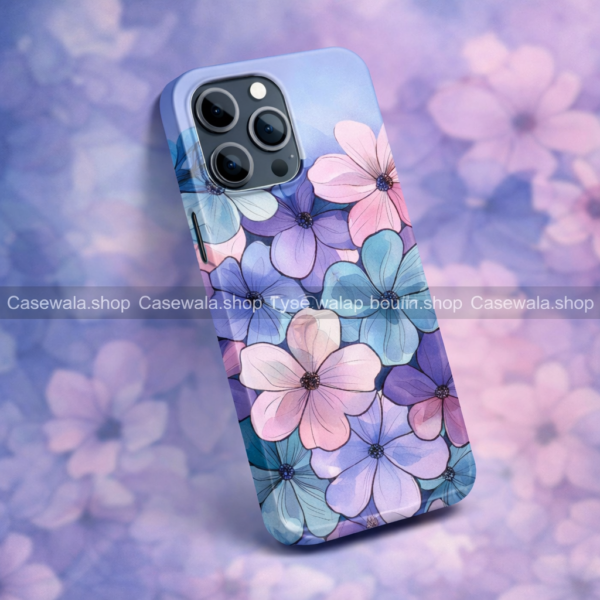 Pastel Floral Aesthetic Phone Case – Soft Flower Design Cover FG#003
