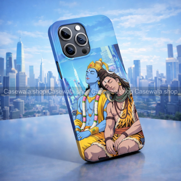 Krishna & Shiva Divine Bond Premium Phone Case #G021