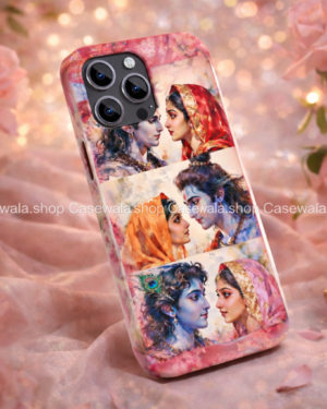Divine Romance Collage Phone Case (Radha–Krishna Love) #G037