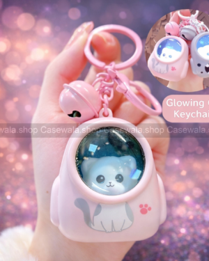 Glowing Cat Keychain – Cute LED Light Keyring