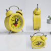 Cute Smiley Face Twin Bell Alarm Clock – Yellow