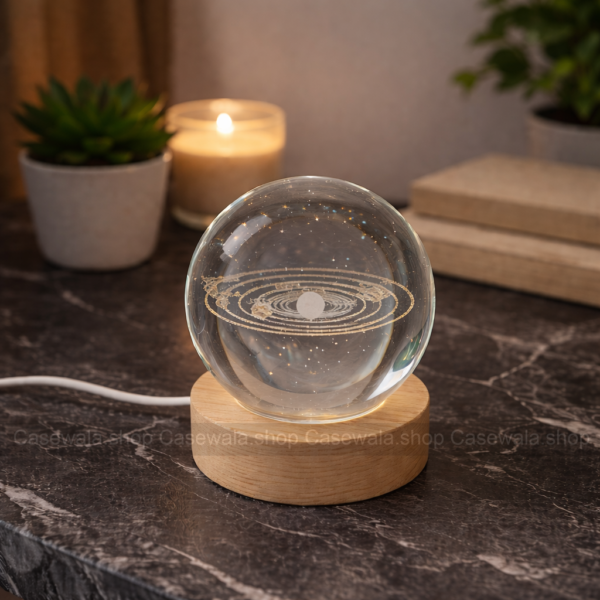 Solar System - Crystal Lamp