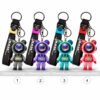 Cartoon Astronaut Keychain with Strap