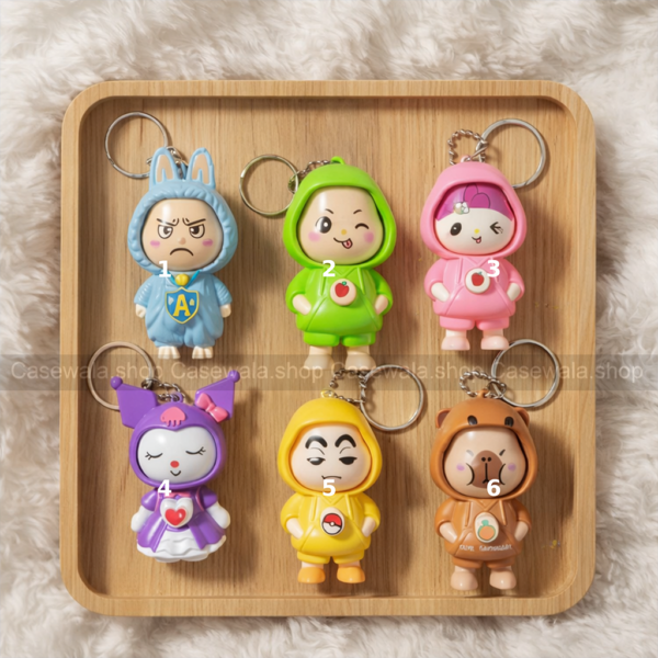 Cute Head Spinner Keychain
