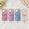 Luxury Floral Bow Glitter Back Case 🎀✨